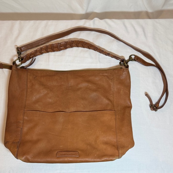 Lucky Brand Handbags - Lucky Brand Brown Leather Shoulder Bag